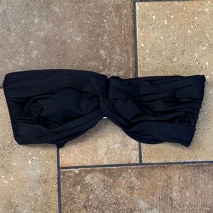Seafolly black bikini top size 10